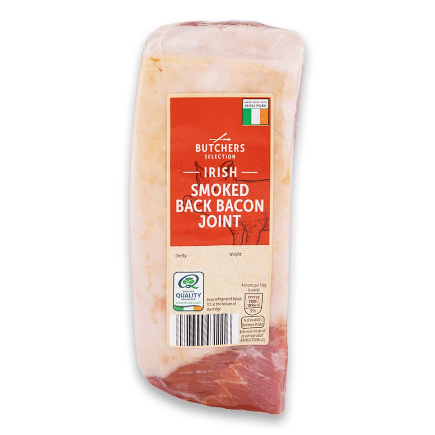 Irish Smoked Back Bacon Joint 700g Butcher's Selection